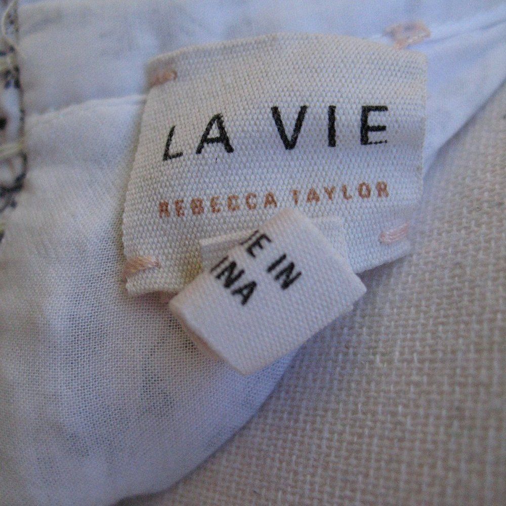 La Vie Rebecca Taylor Floral Halter Cotton Dress - Picture 10 of 10